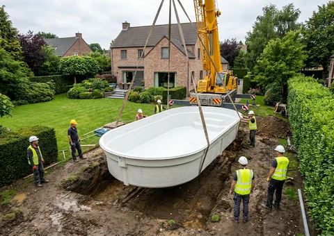 Polyester zwembad tuin